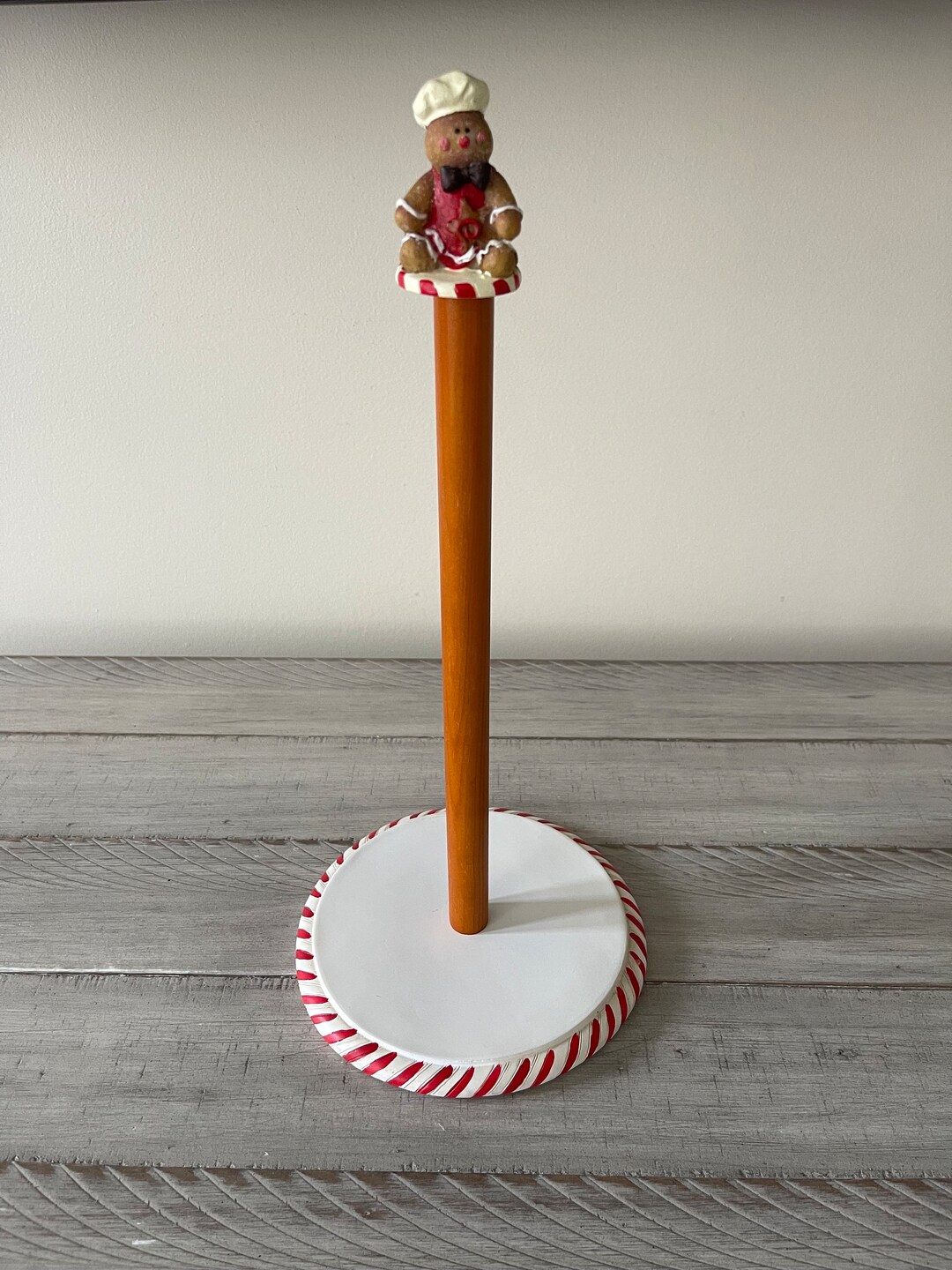 Vintage Christmas Paper Towel Holder Christmas Decor Etsy