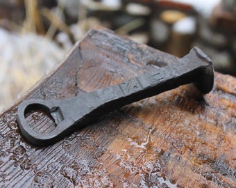Hand Forged Bottle Opener Railroad Spike