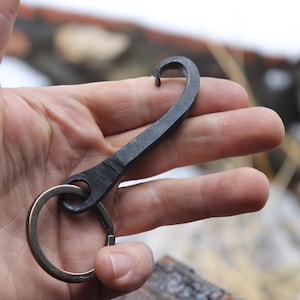 Hand Forged Bottle Opener Hook Mini