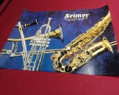 Conn Selmer Saxophone Trumpet Trombone Flute Clarinet Bach Poster 22 quot x 17 quot Band Orchestra