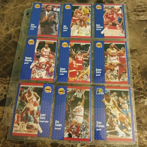 1991 Fleer Vernon Maxwell Houston Rockets 76