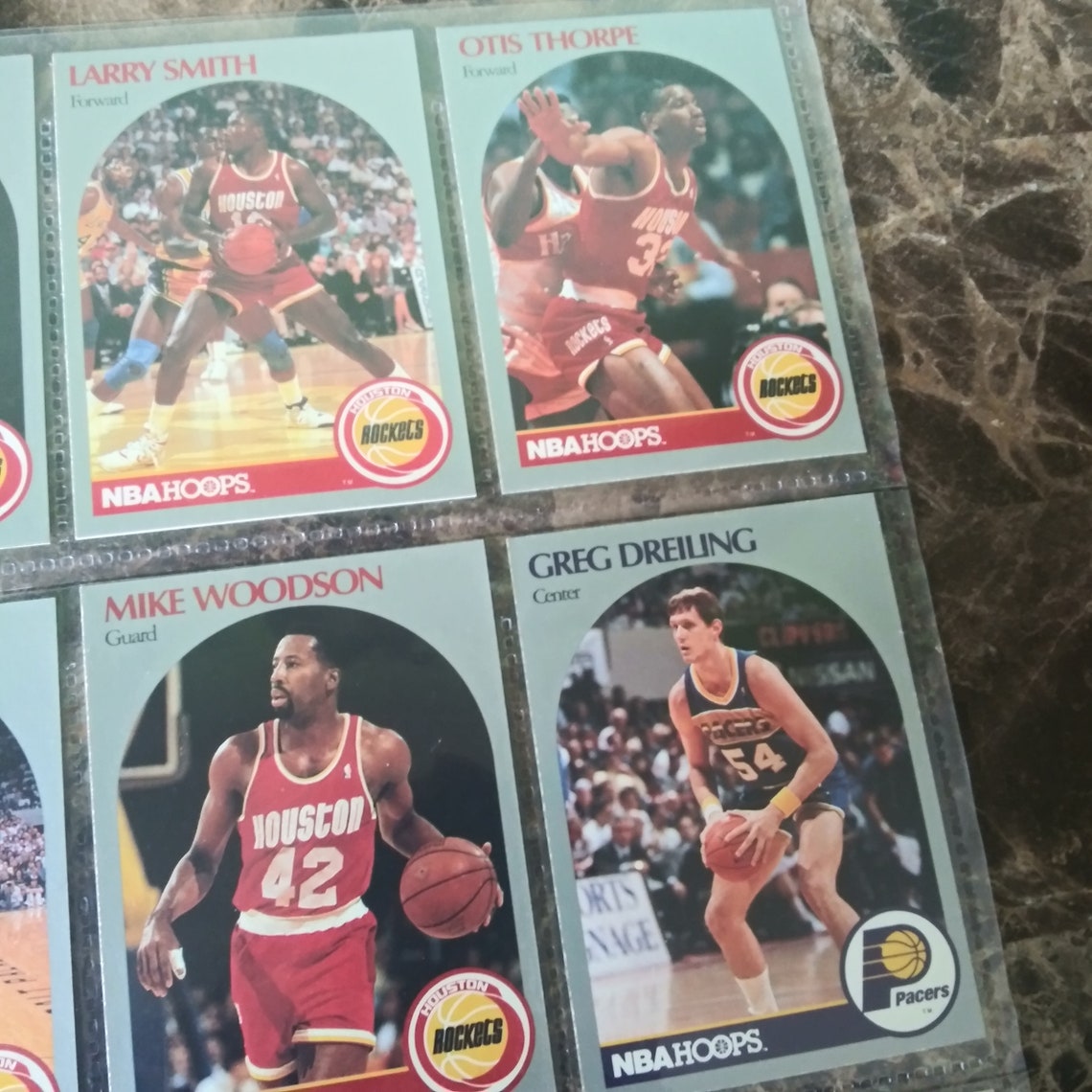 Rare 1990 NBA Hoops Basketball Collector 9Card Set Etsy