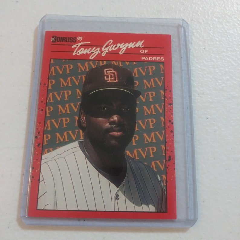 Rare 1989 Tony Gwynn MVP Donruss Baseball Card Etsy
