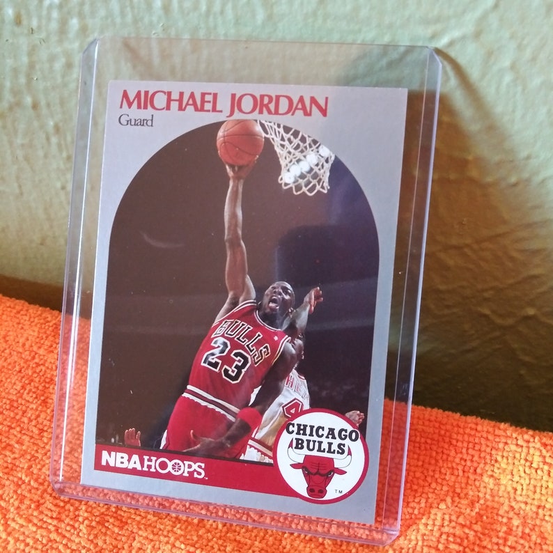 Rare 1990 Michael Jordan NBA Hoops Collector Card 65 Etsy
