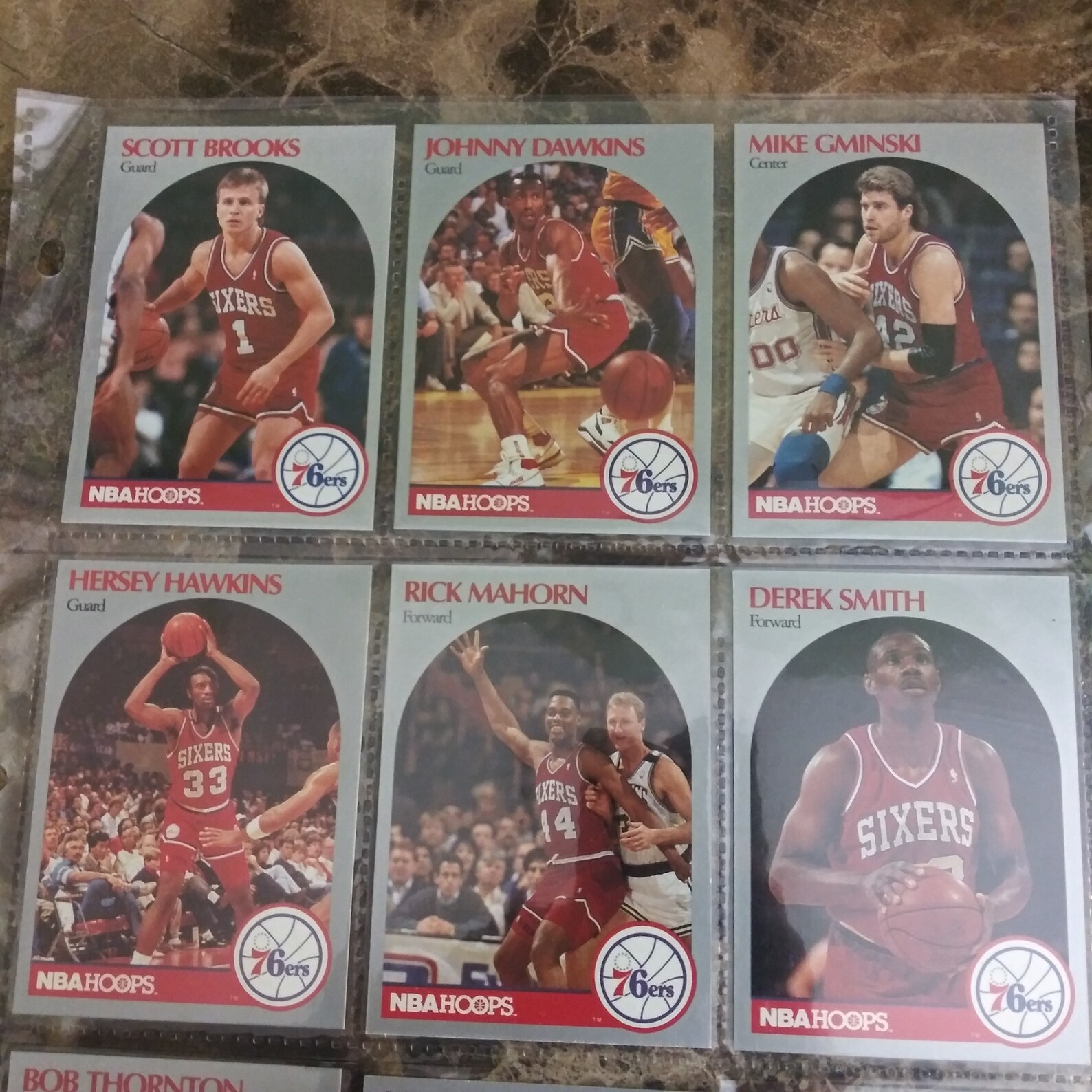 Rare 1990 NBA Hoops Basketball Collector 9Card Set Hersey Etsy
