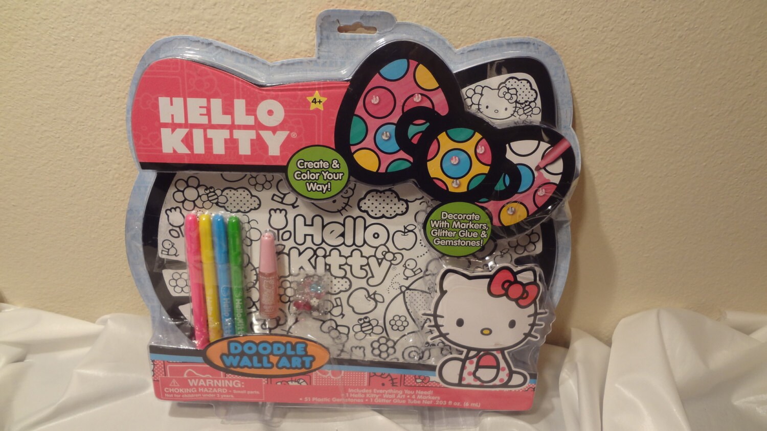 Brand New Sanrio Hello Kitty Doodle Wall Art SetMarkers Etsy