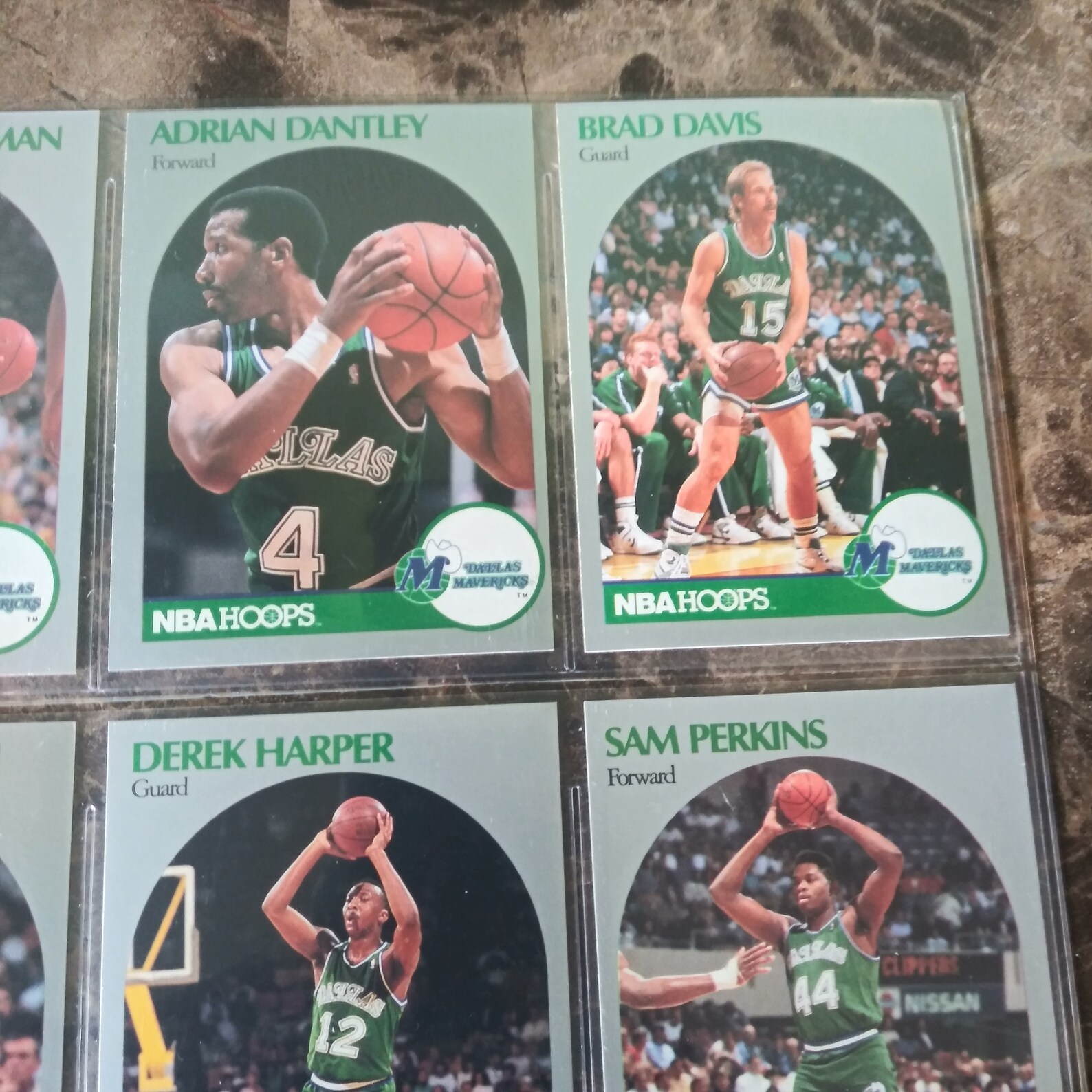 Rare 1990 NBA Hoops Basketball Collector 9card Set Dallas Etsy