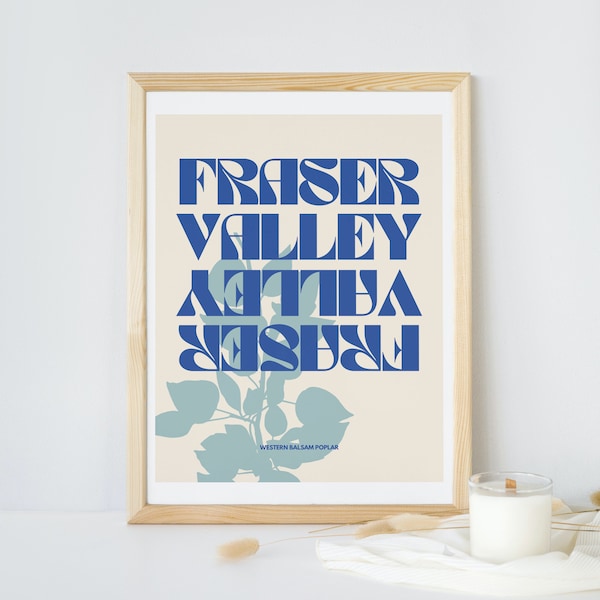 Fraser Valley - Western Balsam Poplar *DIGITAL print*