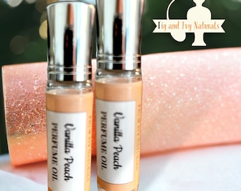 Vanilla Peach Perfume - Vanilla Perfume Oil - Peach Perfume Oil - Sweet Cream Perfume