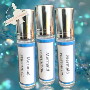 Mermaid Perfume Oil - Beach Perfume - Sea Salt Fragrance -  Roll on Perfume