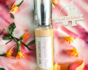 Honeysuckle Peach Perfume - Peach Perfume Oil - Vanilla Perfume - Floral Perfume -Peach Fragrance