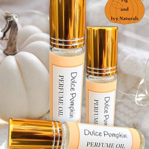 Dulce Pumpkin Perfume, Perfume Oil , Caramel Perfume , Roll On Perfume, Artisan Perfume