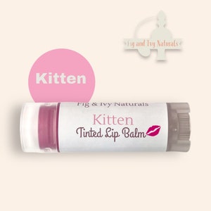 Roze getinte lippenbalsem - kittenroze lippenbalsem - lichtroze lippen - biologische lippenbalsem
