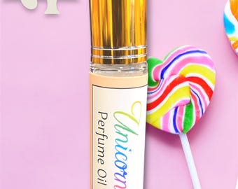 Unicorn Perfume Oil: Apple Melon Pear Scent