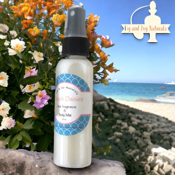 Beach Daisies Hair Perfume - Hair Fragrance & Body Mist - Beach Perfume