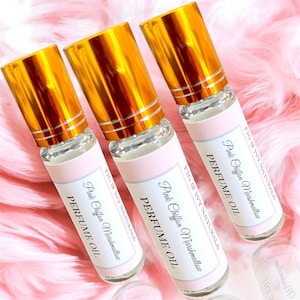 Pink Chiffon Marshmallow Perfume Oil- Marshmallow Fragrance - Roll On Perfume