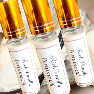 Rich Vanilla Perfume - Vanilla Perfume Oil - Vanilla Bean Perfume