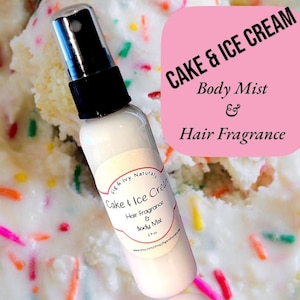 Cake & Ice Cream Hair and Body Mist: Vanilla Fragrance