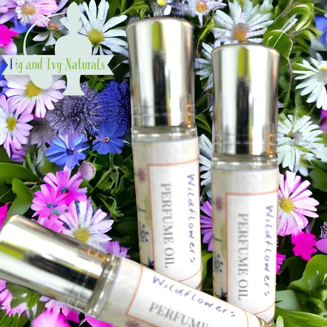 Wildflowers Perfume Oil - Flower Perfume - Daisy Perfume - Clean Scent - Floral Perfume - Green Fragrance - Roll On Perfume