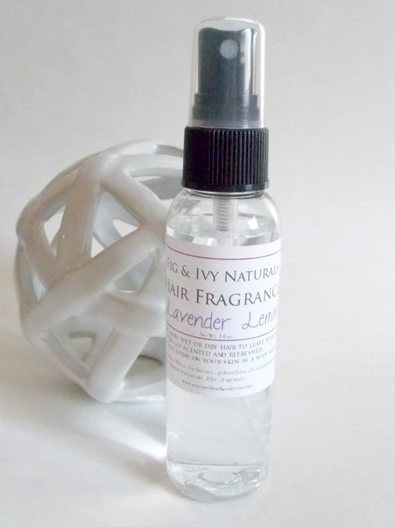 Lavender Lemon Hair Perfume Hair Fragrance Hair Spray Mist Etsy