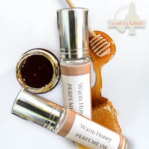 Warm Honey Perfume  -  Roll On Perfume Oil - Vegan Perfume - Natural Perfume