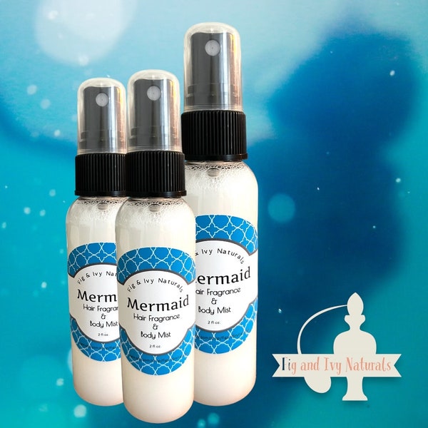 Mermaid Hair Perfume - Body Mist & Hair Fragrance - Mermaid Gift
