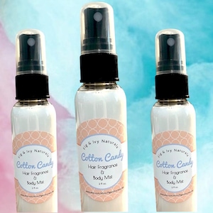 Cotton Candy Perfume -  Body Mist and Hair Fragrance