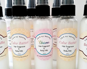 Hair Perfume , Hair and Body Mist , Over 40 Scents