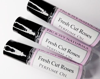 Fresh Cut Roses Perfume  -  Rose Perfume - Natural Perfume