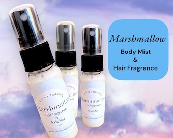 Hair Perfume & Body Mist , Marshmallow Perfume , Vanilla Marshmallow Fragrance