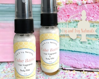 Kuchenteig Parfüm Spray - Haarparfüm & Körpernebel - Körper und Haarmilch Nebel - Kuchen Parfüm Spray - Vanille Kuchen Parfüm