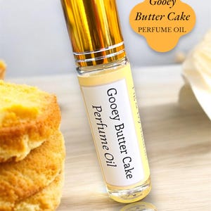 Gooey Butter Cake Perfume , Cake Perfume Oil , Caramel Perfume , Gourmand Perfume , Roll On Perfume Oil 10 ml