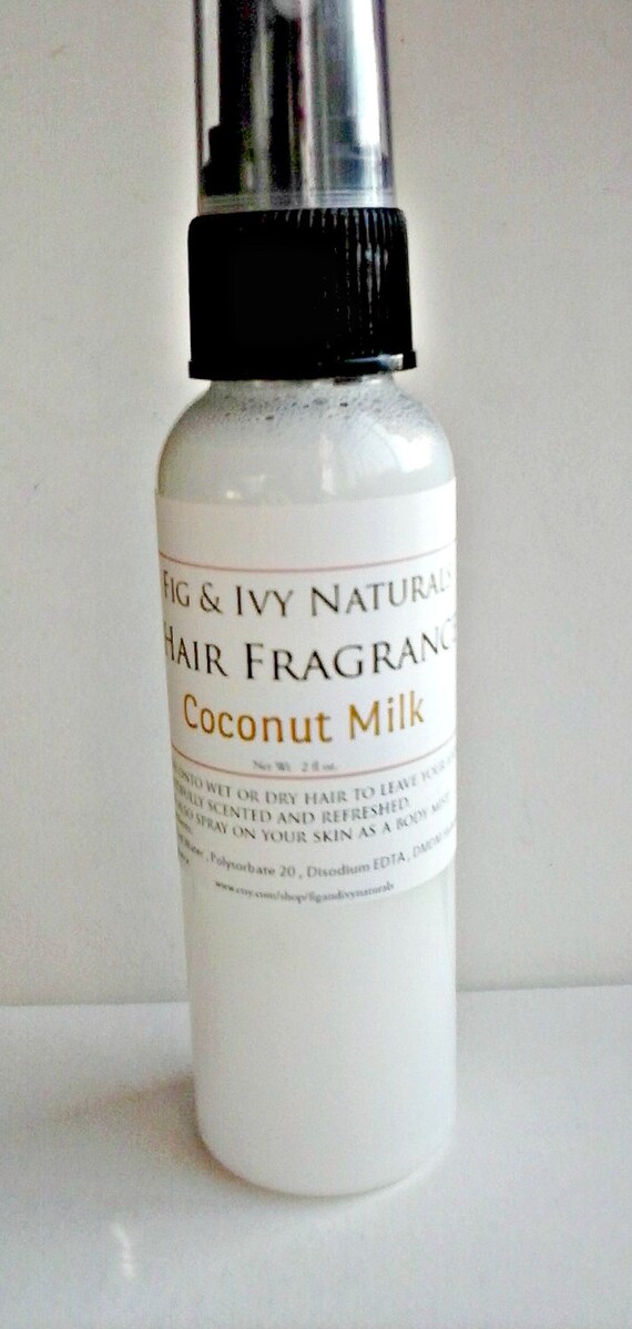 Coconut Milk Hair Perfume Hair Fragrance Natural Hair Etsy