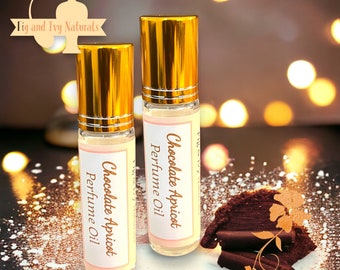 Chocolate Apricot Perfume Oil - Chocolate Perfume - Gourmand Fragrance