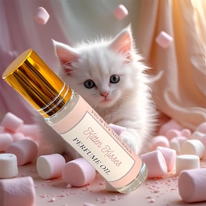 Kitten Kisses , Kitten Musk Perfume - Marshmallow Perfume , Vanilla Perfume  , White Chocolate Fragrance, Musk , Perfume Oil