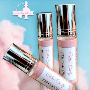 Cotton Candy Perfume Oil: Sweet Raspberry Sugar Fragrance