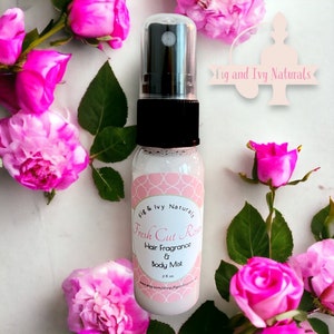 Rose Hair Perfume - Fresh Cut Roses Body & Hair Fragrance Mist - Rose Perfume