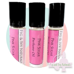 Pink Sugar Perfume - Cotton Candy Perfume - Raspberry Perfume - Sweet Sugar Perfume - Perfume Oil - Roller Bottle Perfume