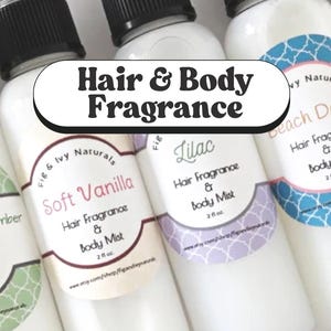 Hair Perfume - Body Mist - Choose Scent - 4 Oz