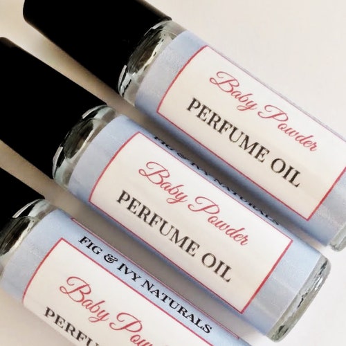 Baby Powder Perfume Roll on Perfume Oil Etsy