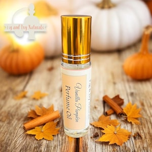 Vanilla Pumpkin Perfume , Vanilla Bean , Sweet Pumpkin Fragrance , Perfume Oil