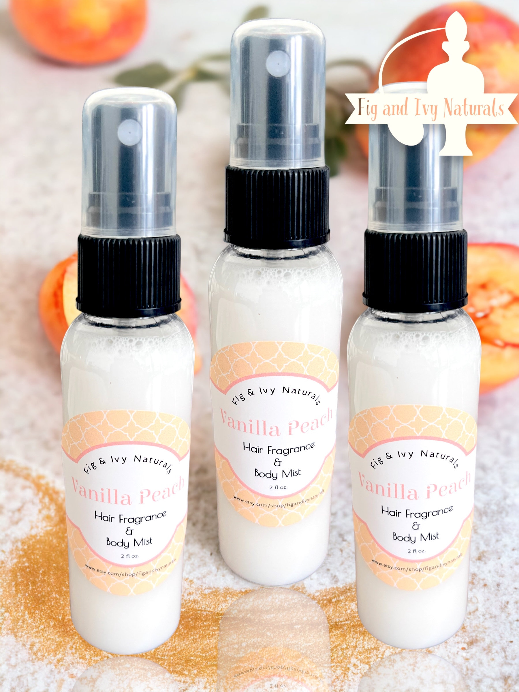 Vanilla Peach Hair Perfume Body Mist & Hair Fragrance 