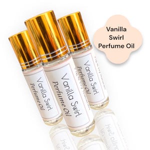 Vanilla Swirl Perfume Oil: White Chocolate Cream, 10 ml Roll On