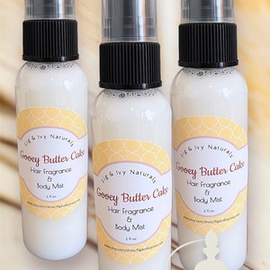 Gooey Butter Cake Perfume -  Hair Perfume & Body Mist- Caramel Perfume - Cake Perfume