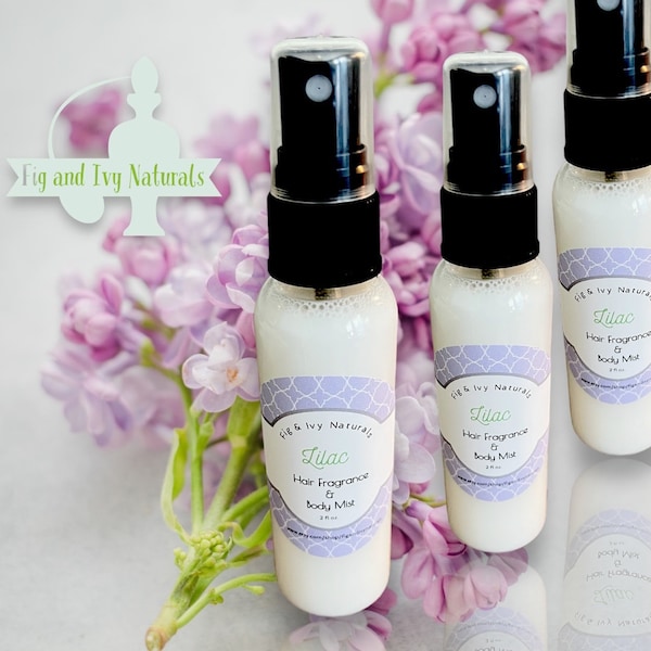 Lilac Hair Perfume - Body Mist & Hair Fragrance - Lilac Perfume - Floral Perfume - Bridal Party Gift - Flower Perfume