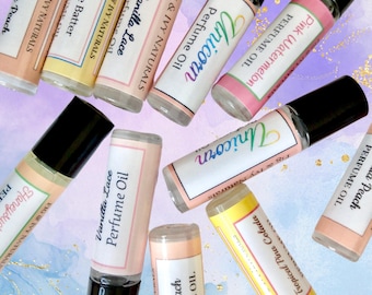 Perfume | Escolha sua fragrância | Perfume Roll-on | Baunilha, Gourmand, Fragrância suave