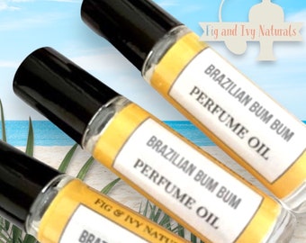 Beach Bum Perfume Oil - Pistaschio Perfume - Caramel Perfume - Beach Fragrance - Gift For Beach Lover