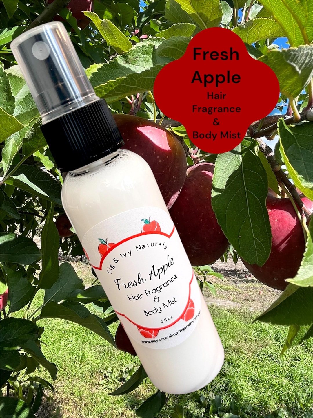 Fresh Apple Perfume - Body Mist & Hair Perfume - Etsy