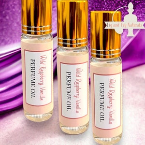 Wild Raspberry Vanilla Perfume Oil - Berry & Vanilla Cream Roll On
