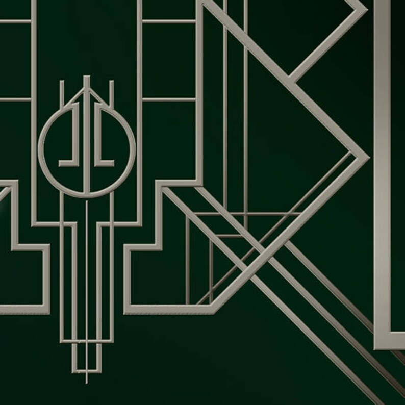 Great Gatsby Background Digital Banner Sign /& PSD 4ftx4.6ft